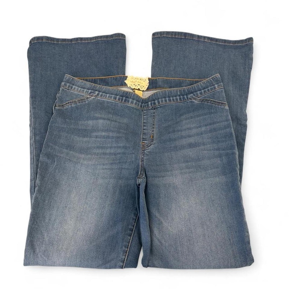 Altar'd State Womens Flare Jeans Medium Wash Pull On Bell Bottoms DJ22843H18 L